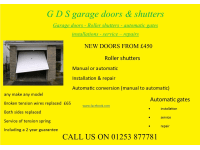 G D S Garage Doors Shutters Blackpool Garage Doors Yell