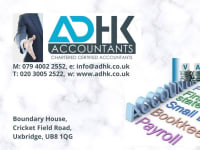 Adhk Accountants Uxbridge Accountants Yell