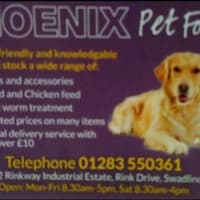 Phoenix Pet Foods Swadlincote Pet Shops Yell