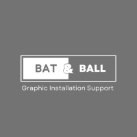 Bat and Ball Graphic Installation Support, Sandy | Wallpapers & Paints