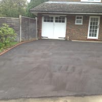 finished drive with new brick edging