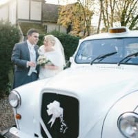 Wedding Cars In Crofts Lane Mk17 Newton Longville Milton Keynes Image Of The White Wedding Taxi Co