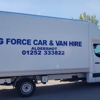 Gforce hot sale van hire