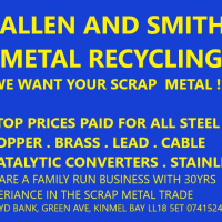 Allen Smith Metal Recycling Rhyl Scrap Metal Merchants Yell