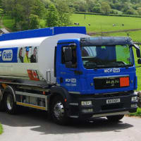 This is one of our new look heating oil and diesel distribution tankers.