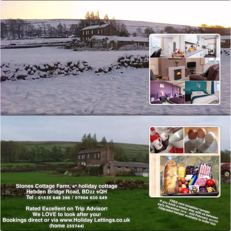 Stones Cottage Farm Holiday Cottage Keighley Self Catering