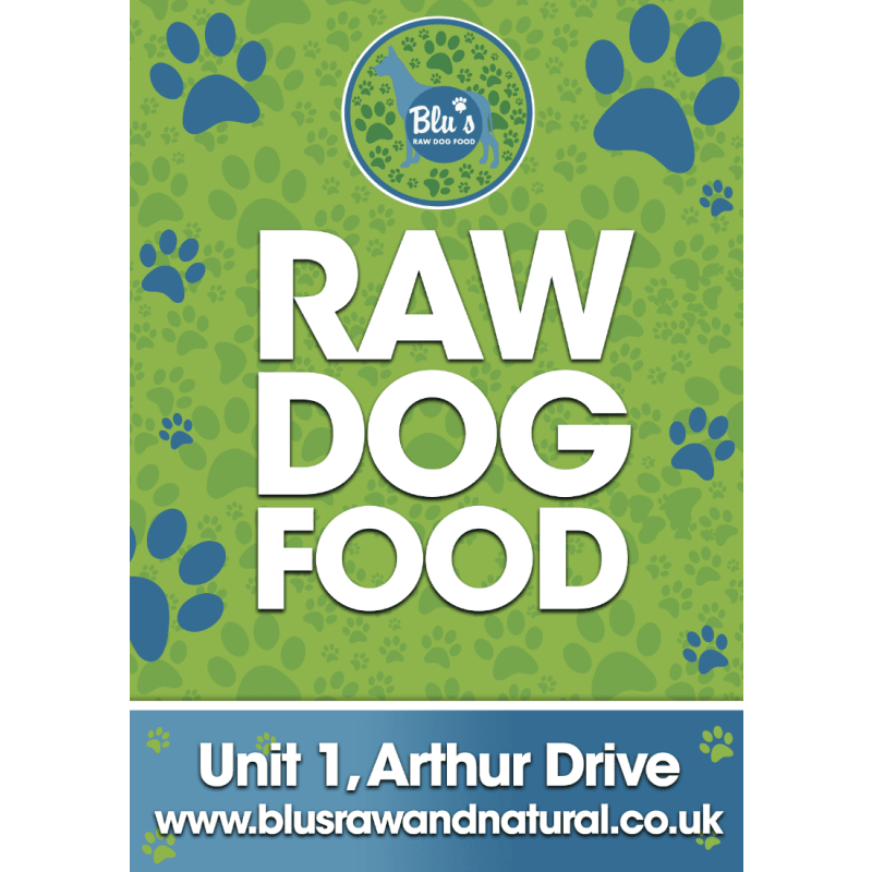 blu's raw dog food