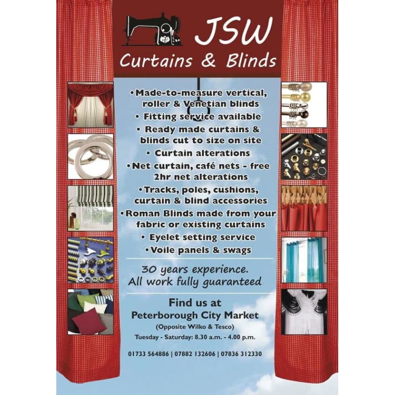 J S W Curtains Blinds Nets Peterborough Curtains Soft