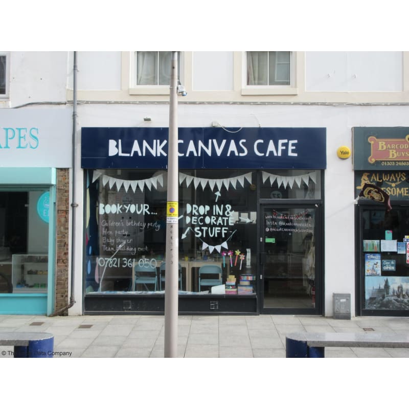 Blank Canvas Cafe Folkestone Art Craft Shops Yell