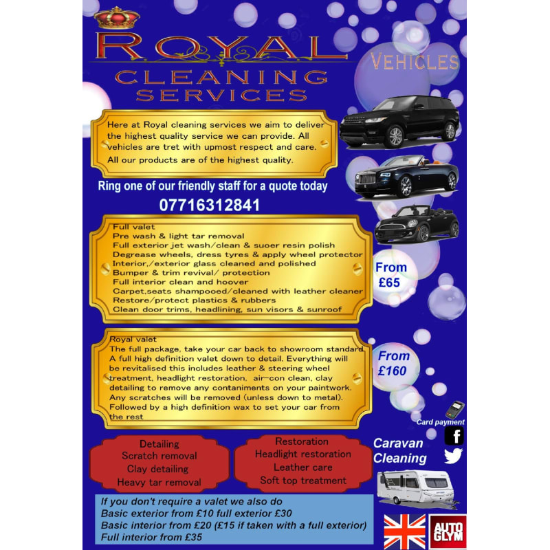 Royal Cleaning Services Car Valeting Leicester Car