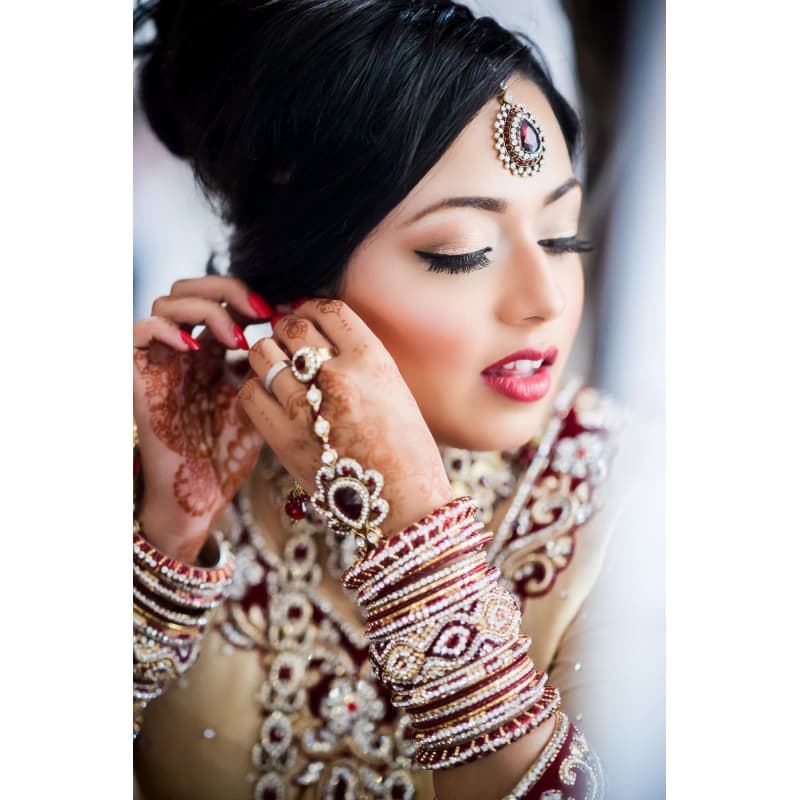 Asian Bridal  Hair  And Makeup  Cardiff  Saubhaya Makeup 