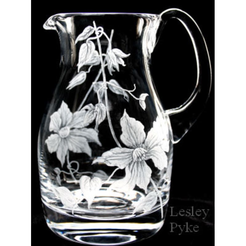 Glass Engraving - Lead Crystal Vase - Lesley Pyke 