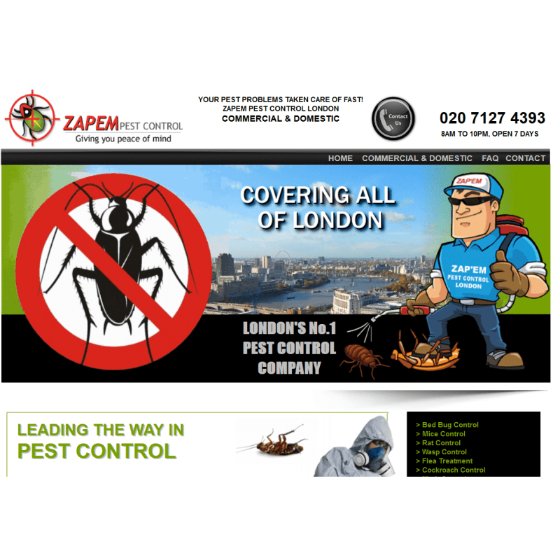 Zapem Pest Control London Pest Vermin Control Services Yell