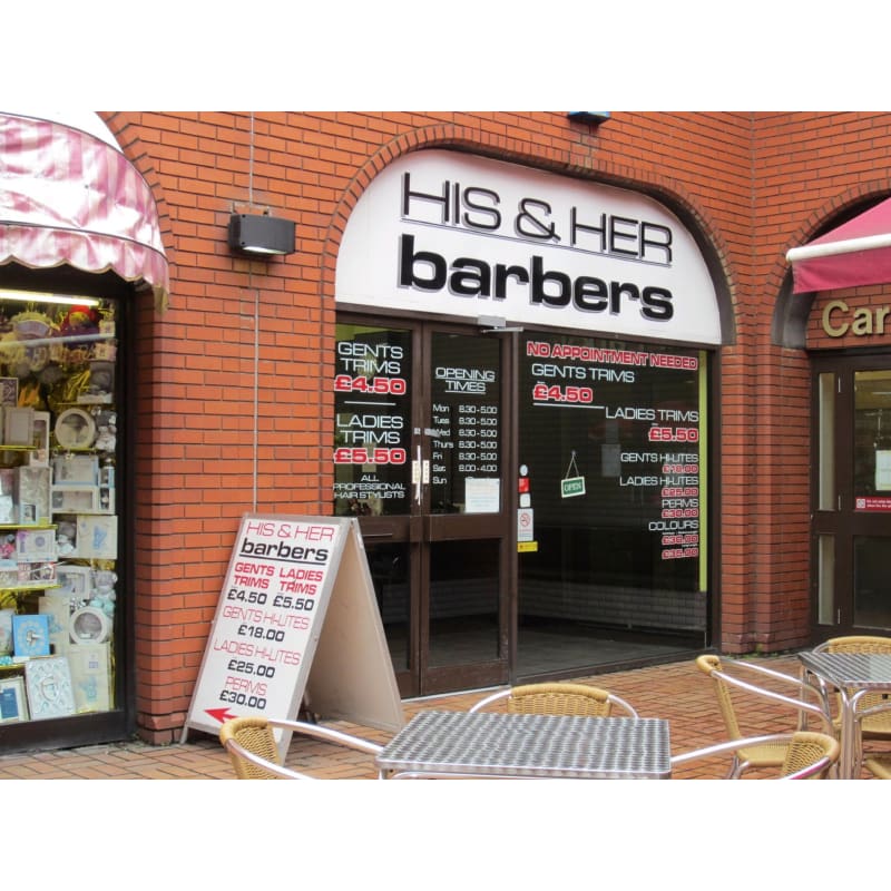 His Hers Barbers Doncaster Hairdressers Yell