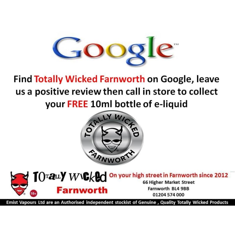 Totally Wicked Farnworth Ltd, Bolton | Tobacconists