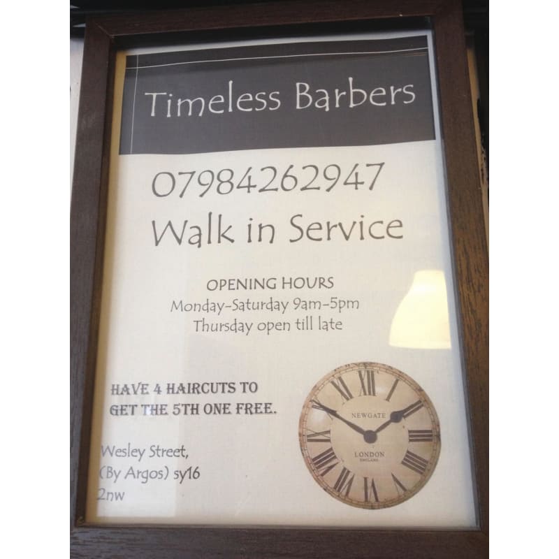 Timeless Barbers Newtown Barbers Yell