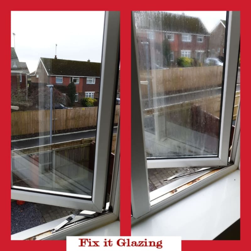 Completed red glazing fix 