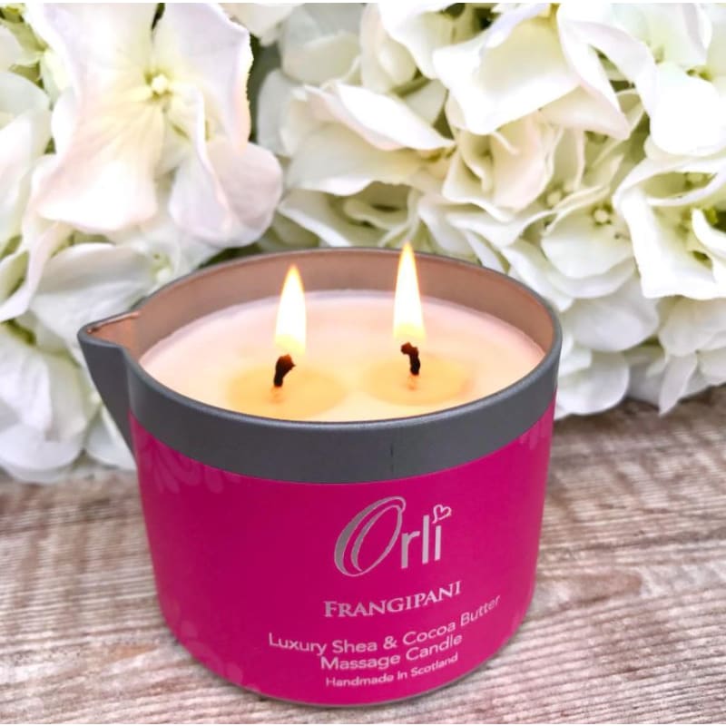 Massage Candles  Orli massage oil and aromatherapy candles in one