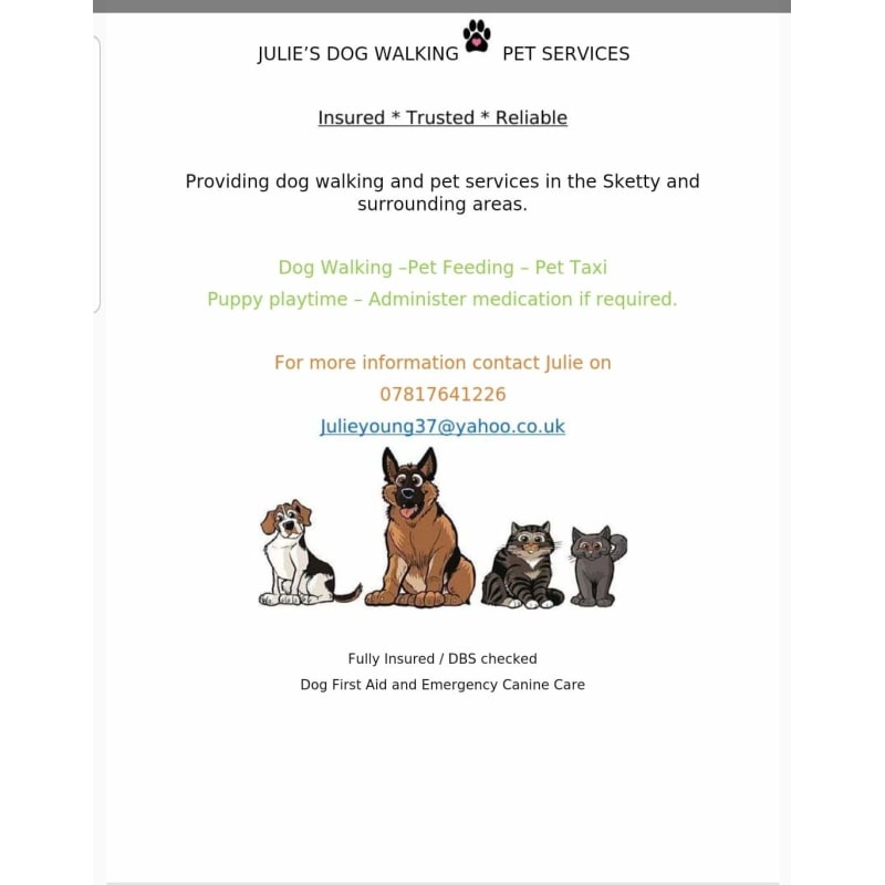 Julie's sales pet care