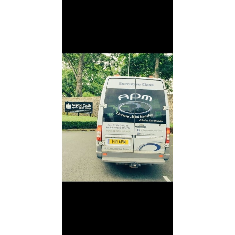 A P M Executive Travel Batley Minibus Hire Yell