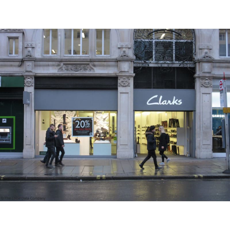 clarks shoes near oxford circus