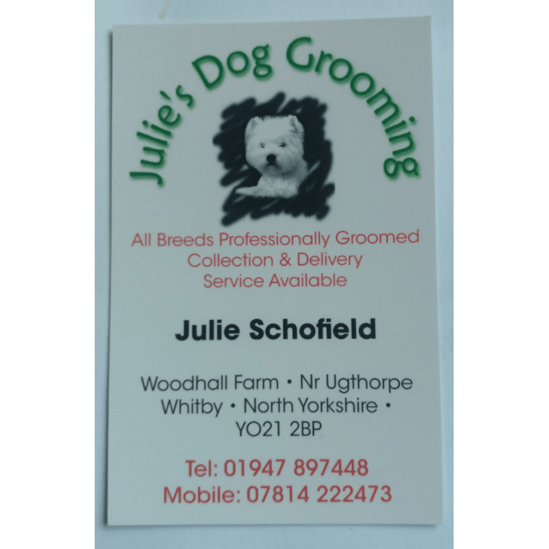 Julie's mobile best sale dog grooming