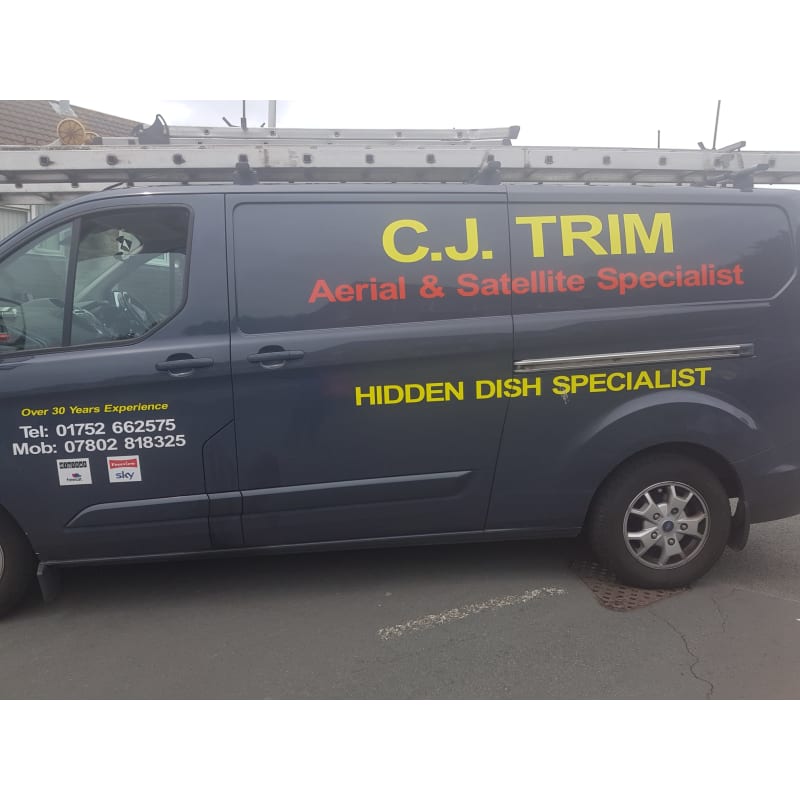 C J Trim Aerial Satellite Specialist Plymouth Satellite Dish Installers Yell