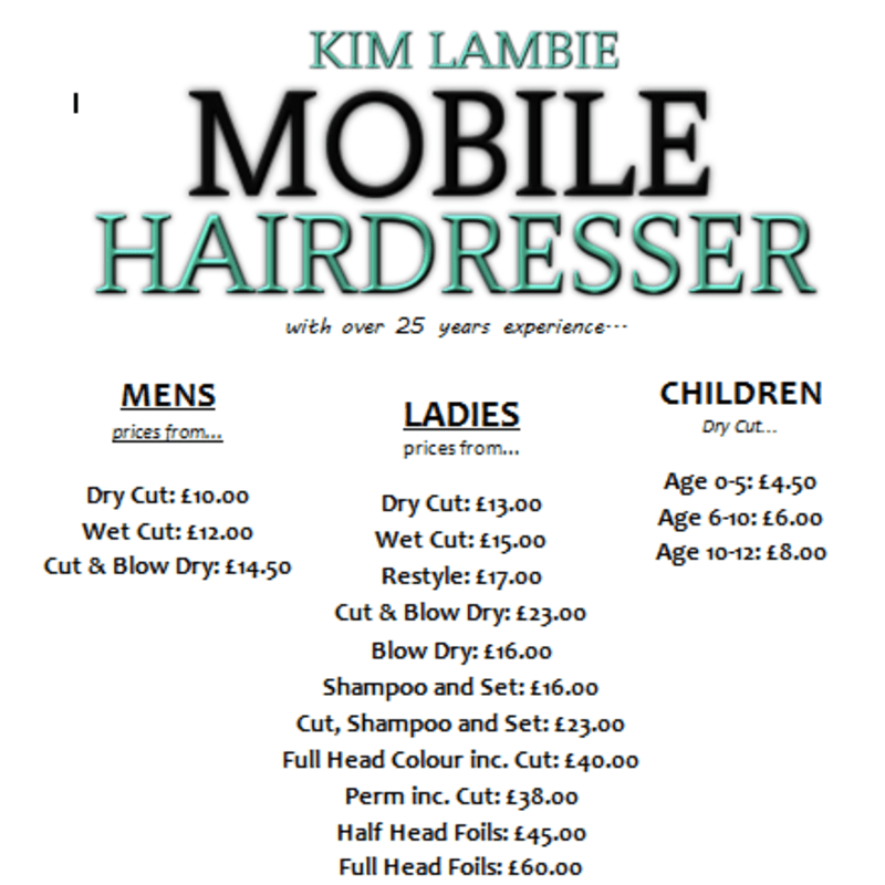 Kim S Kuts Mobile Hairdressing Aylesbury Mobile Hairdressers Yell