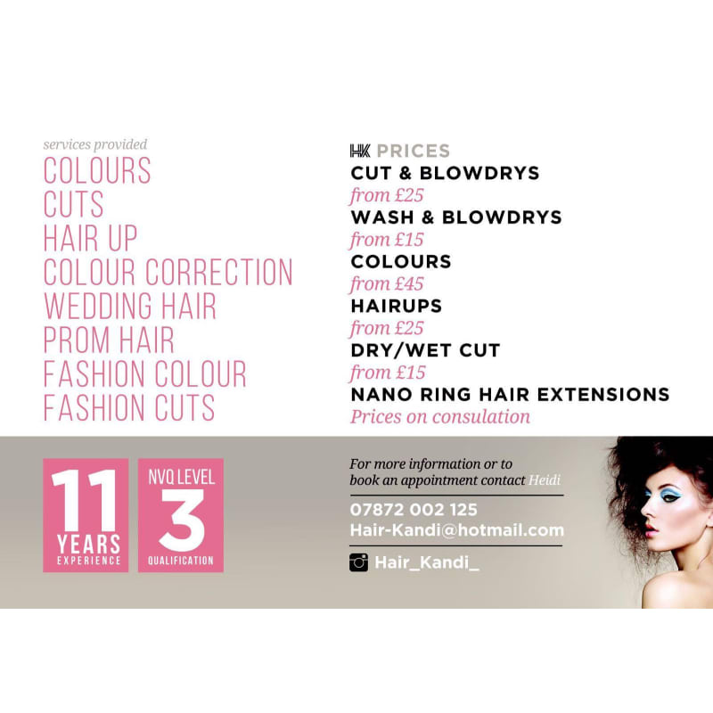 Hair Kandi Norwich Mobile Hairdressers Yell