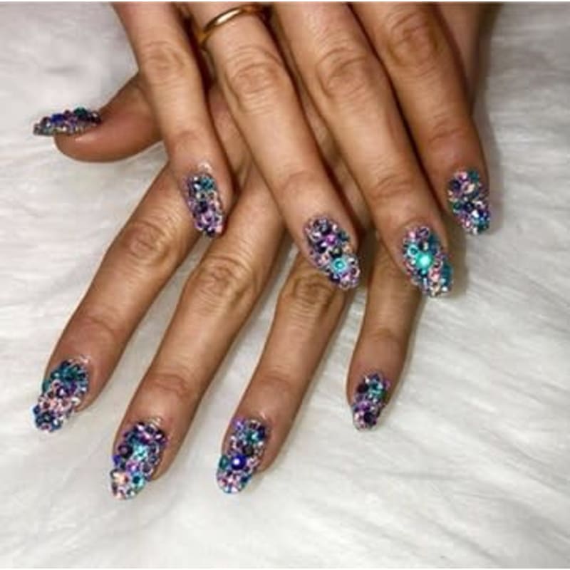 Diva Nails & Beauty - I really hope having these nails so beautiful will  help to break the nail biting habit! 💅🏻💅💅🏼💅🏽💅🏾💅🏿 #Acryylics  #divabeautybromley #Gels #Nails #Bromley #SNS | Facebook